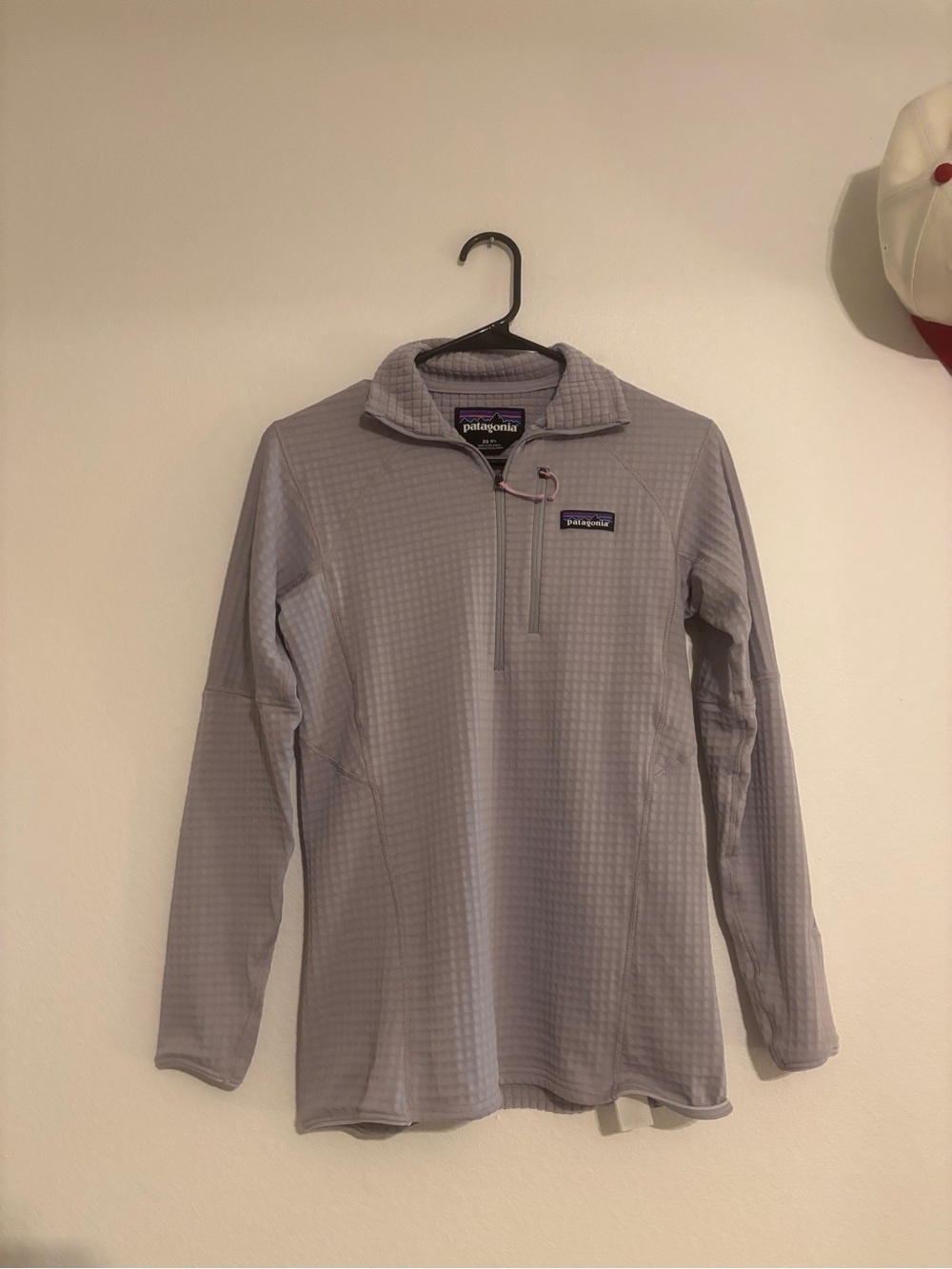 Patagonia Gray Textured Quarter-Zip Pullover